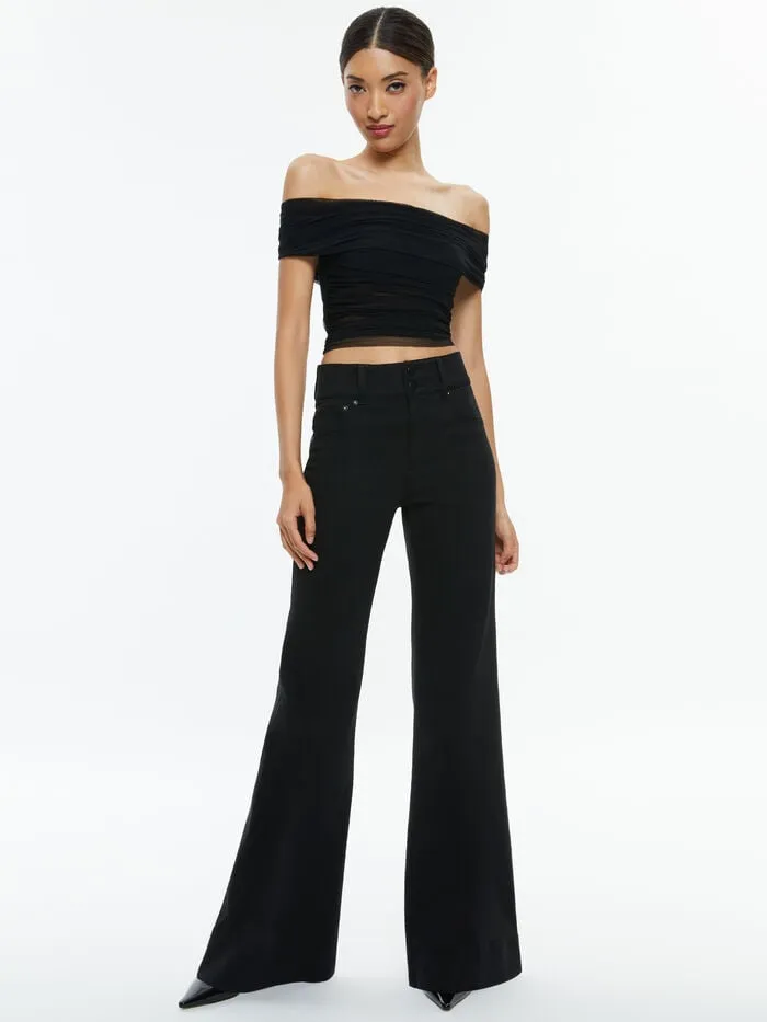 Alice Olivia TOPS WOMEN ISADOLA TOP Black