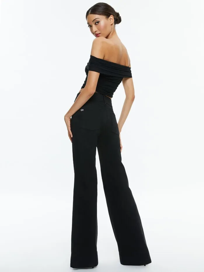 Alice Olivia TOPS WOMEN ISADOLA TOP Black