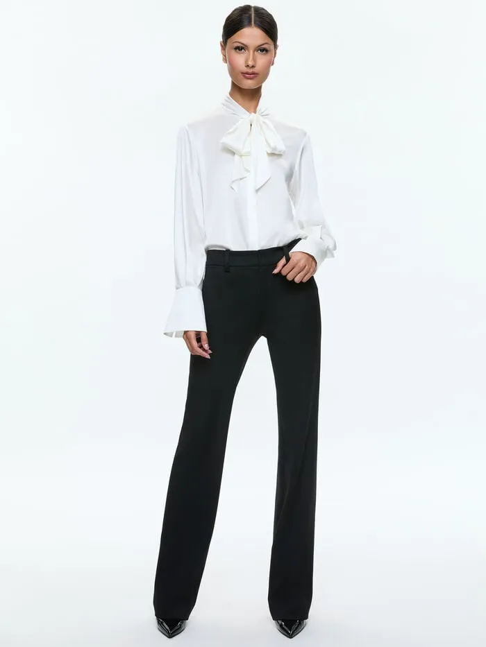 Alice Olivia TOPS WOMEN LLOYD BUTTON DOWN Off White