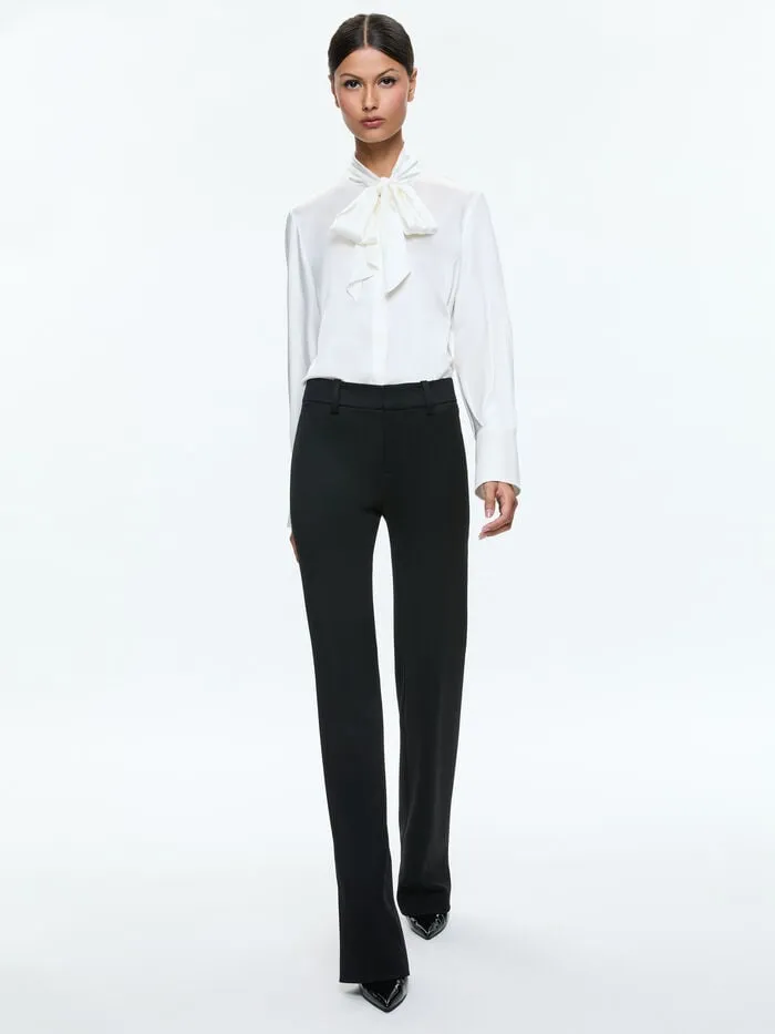 Alice Olivia TOPS WOMEN LLOYD BUTTON DOWN Off White