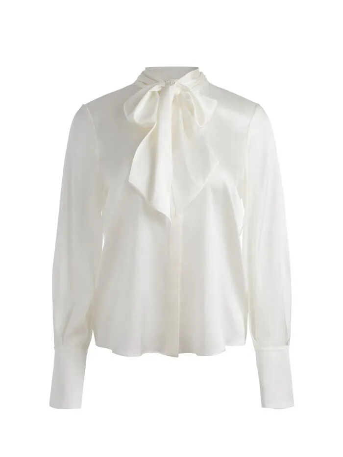 Alice Olivia TOPS WOMEN LLOYD BUTTON DOWN Off White
