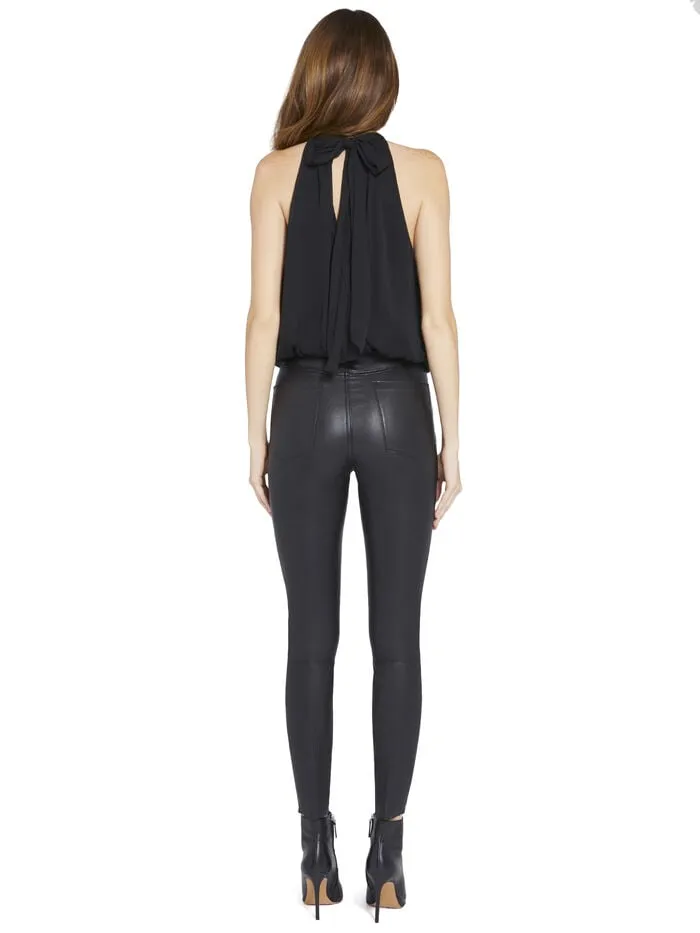 Alice Olivia TOPS WOMEN MARIS HALTER TOP Black