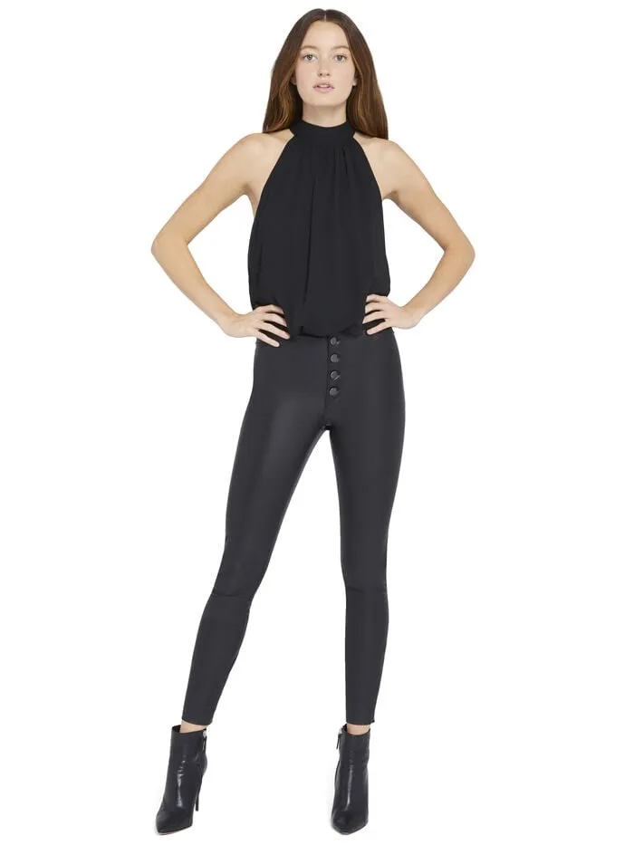 Alice Olivia TOPS WOMEN MARIS HALTER TOP Black