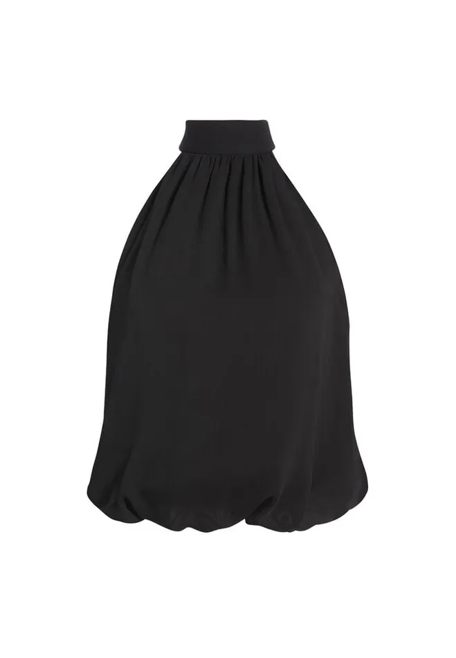 Alice Olivia TOPS WOMEN MARIS HALTER TOP Black