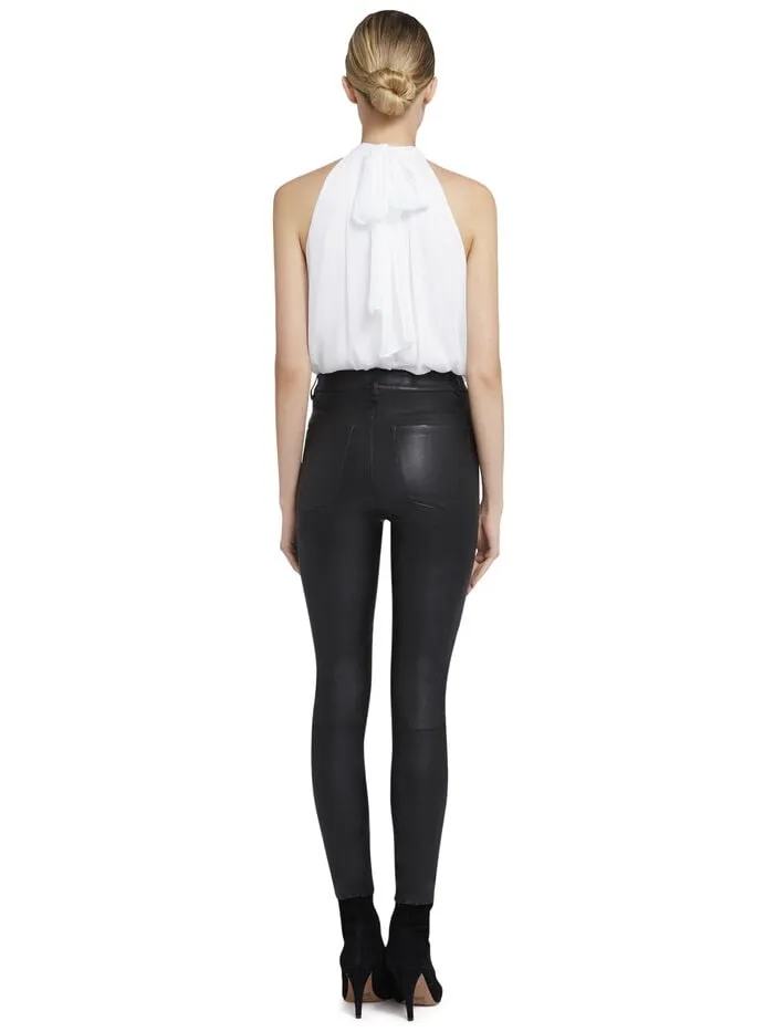 Alice Olivia TOPS WOMEN MARIS HALTER TOP White