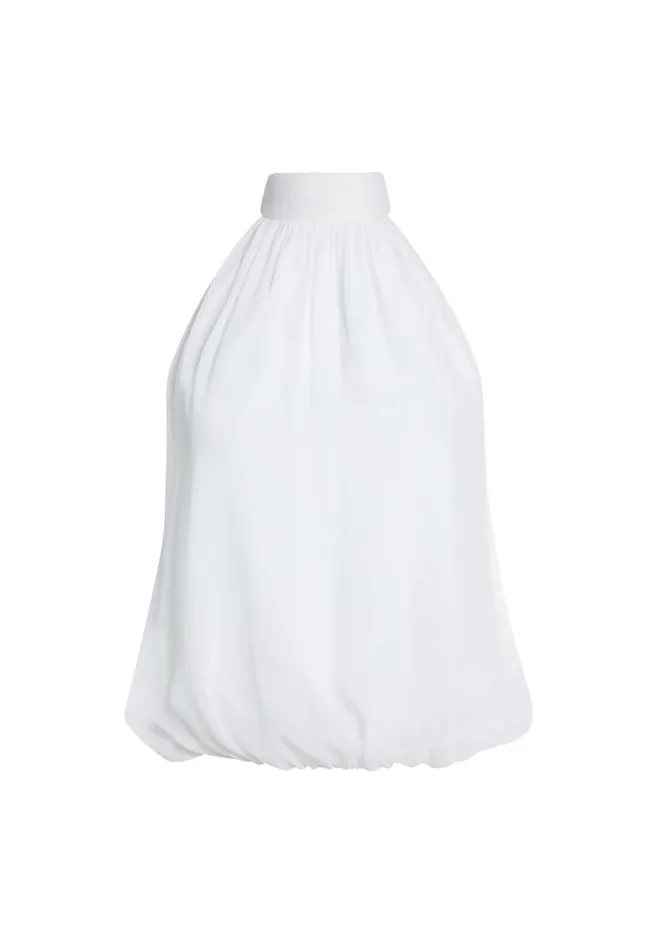 Alice Olivia TOPS WOMEN MARIS HALTER TOP White