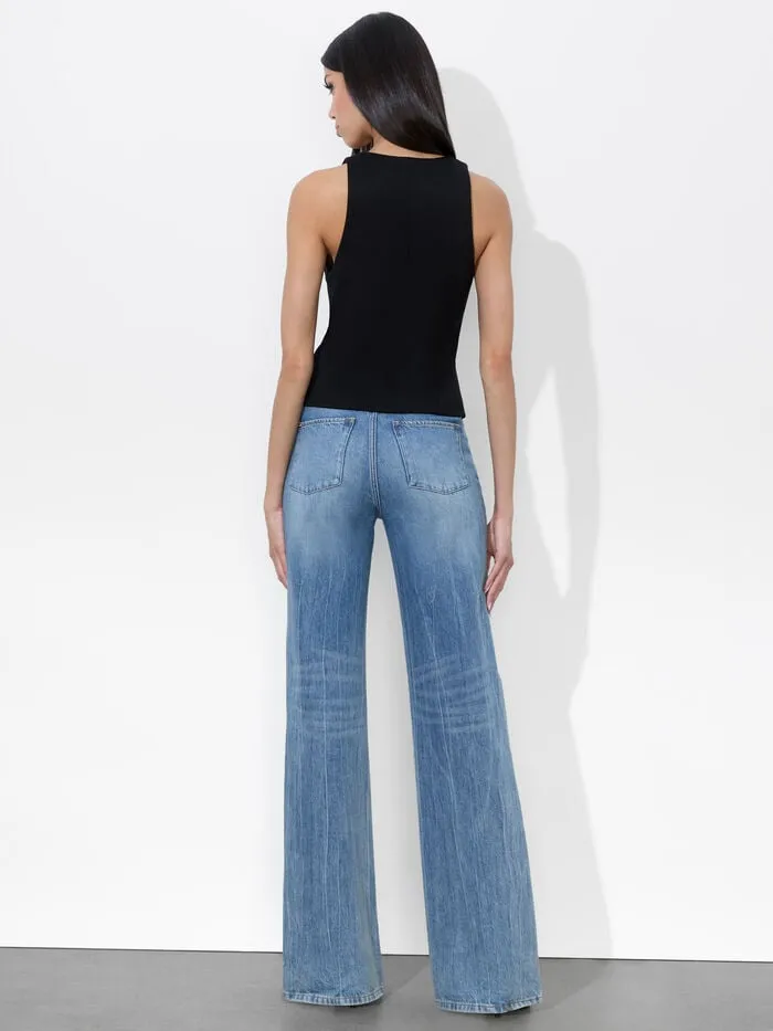 Alice Olivia TOPS WOMEN MAZIE VEST Black