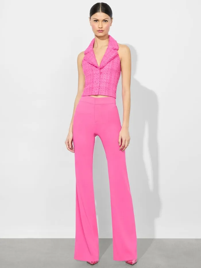 Alice Olivia TOPS WOMEN MERI HALTER VEST Wild Pink