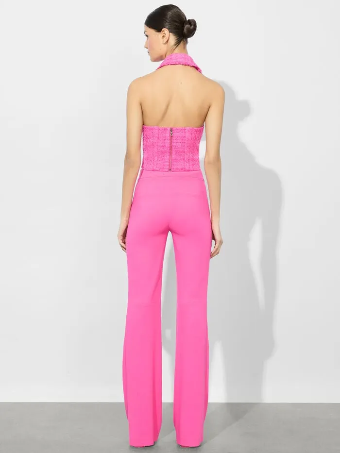 Alice Olivia TOPS WOMEN MERI HALTER VEST Wild Pink