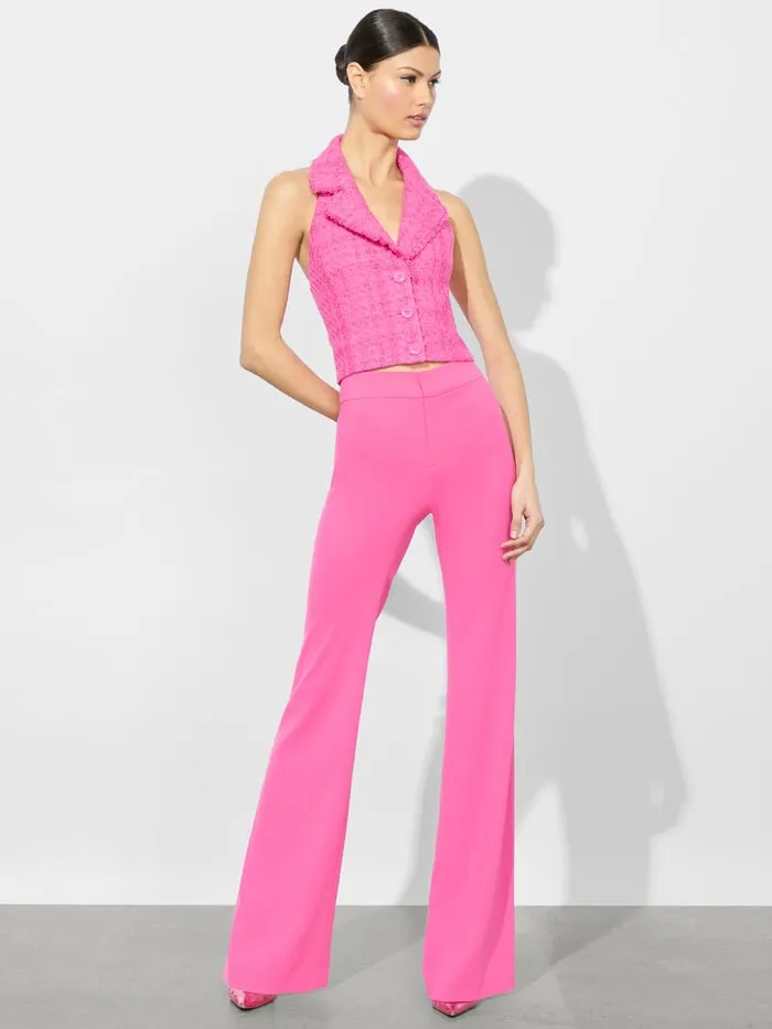 Alice Olivia TOPS WOMEN MERI HALTER VEST Wild Pink