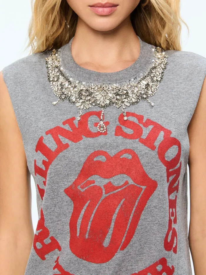 Alice Olivia TOPS WOMEN MICAH MUSCLE TANK Greyandbright Ruby