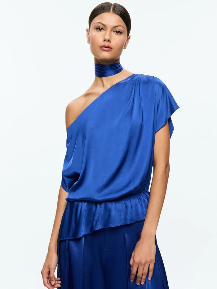 Alice Olivia TOPS WOMEN MITSUKO BLOUSE Royal