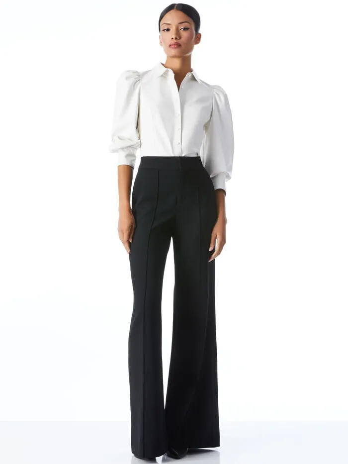 Alice Olivia TOPS WOMEN NADINE VEGAN TOP Off White