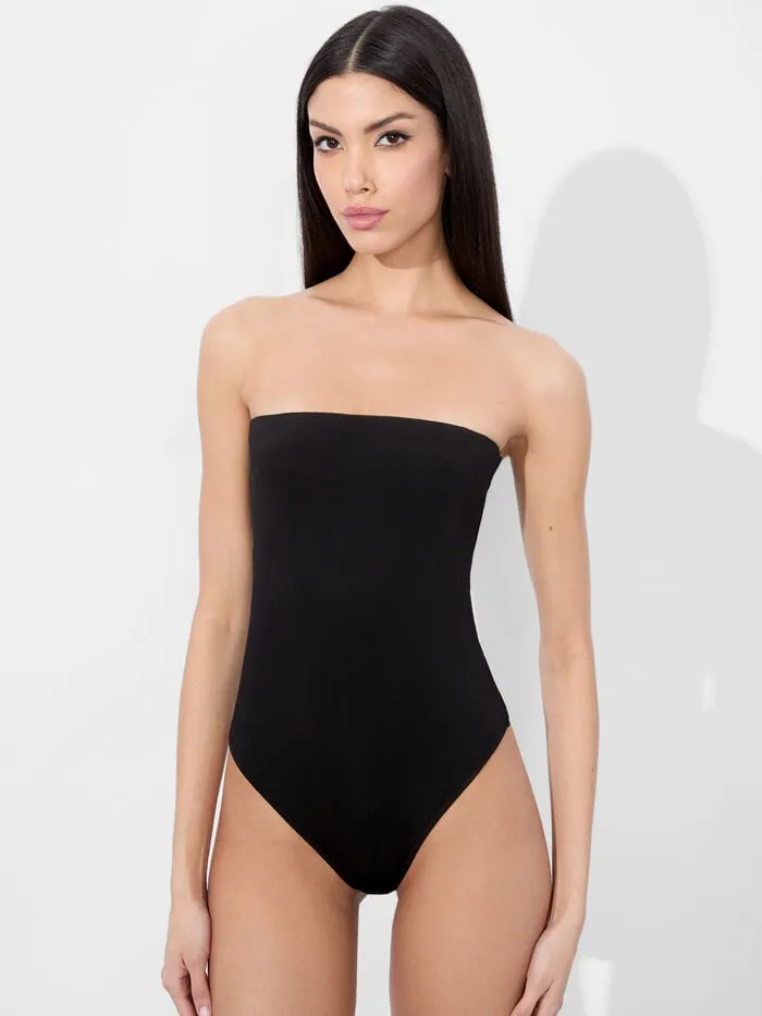 Alice Olivia TOPS WOMEN NAOMI STRAPLESS BODYSUIT Black