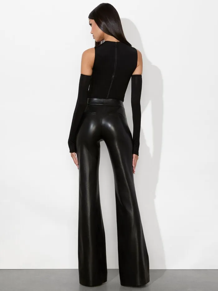 Alice Olivia TOPS WOMEN OLEA SCULPTING BODYSUIT Black