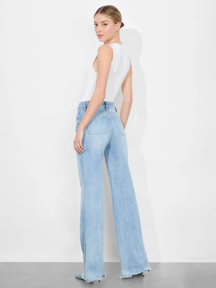 Alice Olivia TOPS WOMEN OLEA SCULPTING BODYSUIT Off White