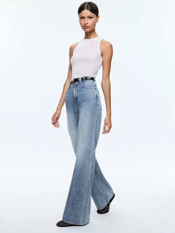 Alice Olivia TOPS WOMEN PANIA TANK Off White