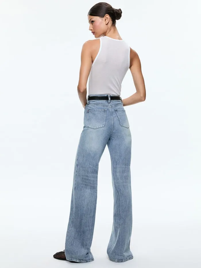 Alice Olivia TOPS WOMEN PANIA TANK Off White