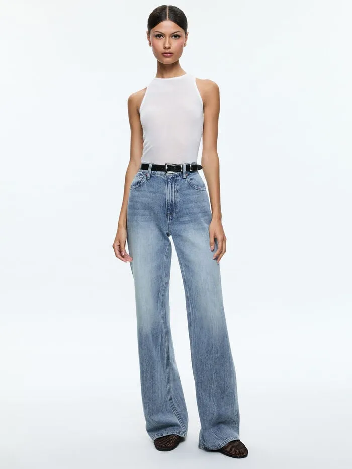 Alice Olivia TOPS WOMEN PANIA TANK Off White