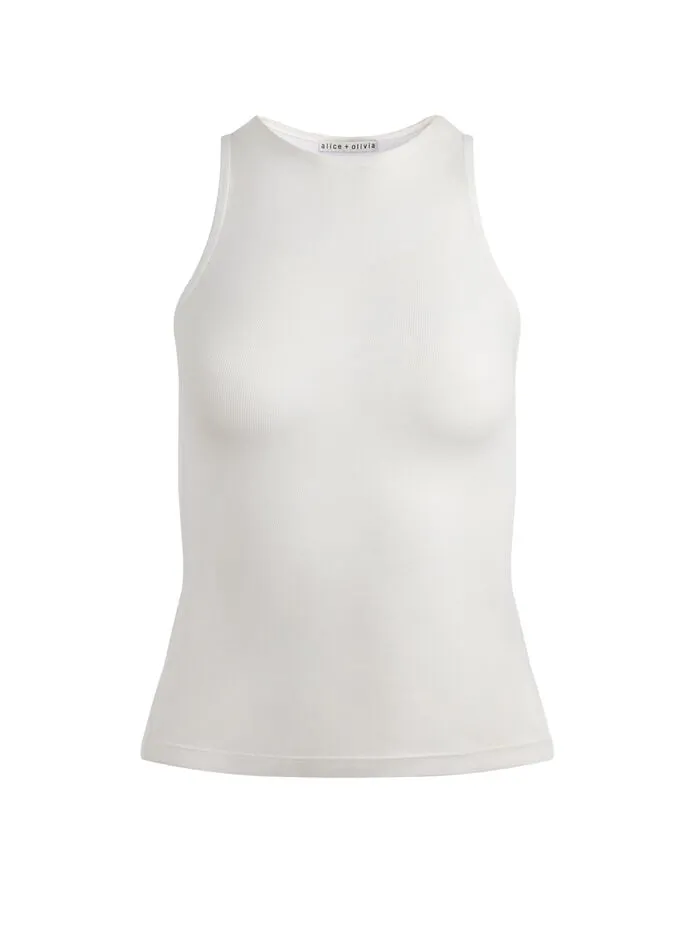 Alice Olivia TOPS WOMEN PANIA TANK Off White