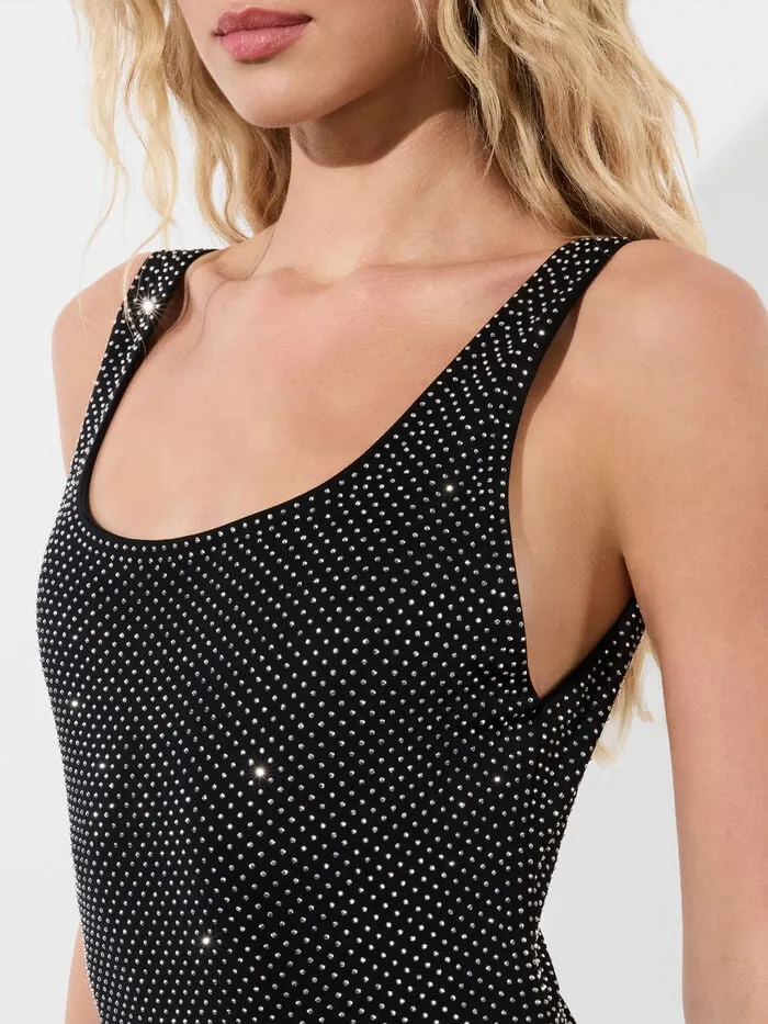 Alice Olivia TOPS WOMEN REMY BODYSUIT Blackandsilver
