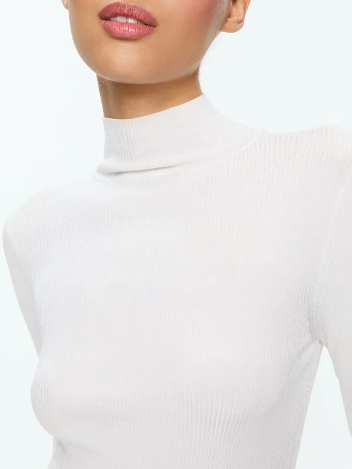 Alice Olivia TOPS WOMEN ROBERTA TURTLENECK Soft White