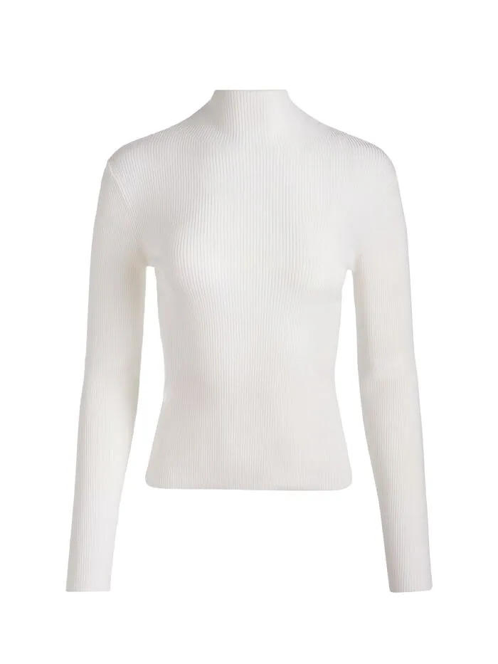 Alice Olivia TOPS WOMEN ROBERTA TURTLENECK Soft White