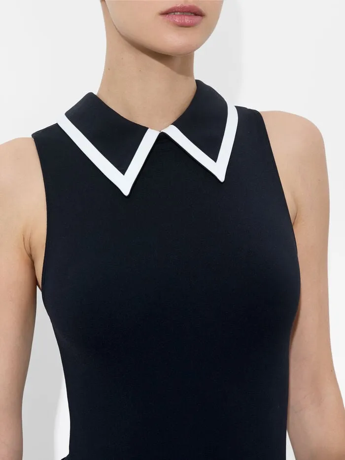 Alice Olivia TOPS WOMEN ROTHY BODYSUIT Blackandoff White