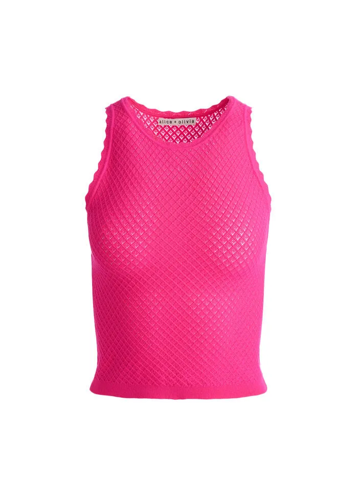 Alice Olivia TOPS WOMEN RYDEL TANK Wild Pink