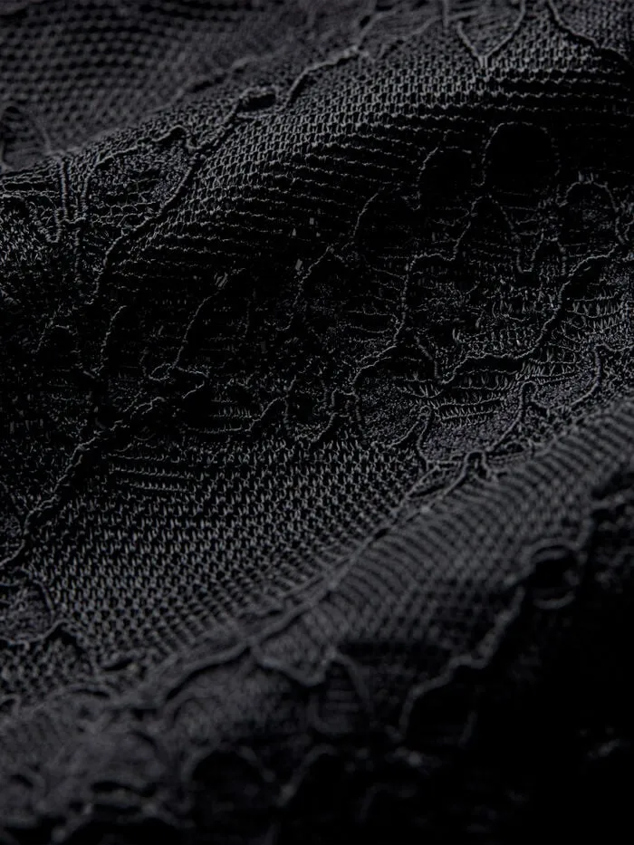 Alice Olivia TOPS WOMEN TAEYN LACE BODYSUIT Black