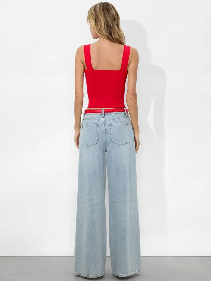Alice Olivia TOPS WOMEN TORIE TANK Bright Ruby