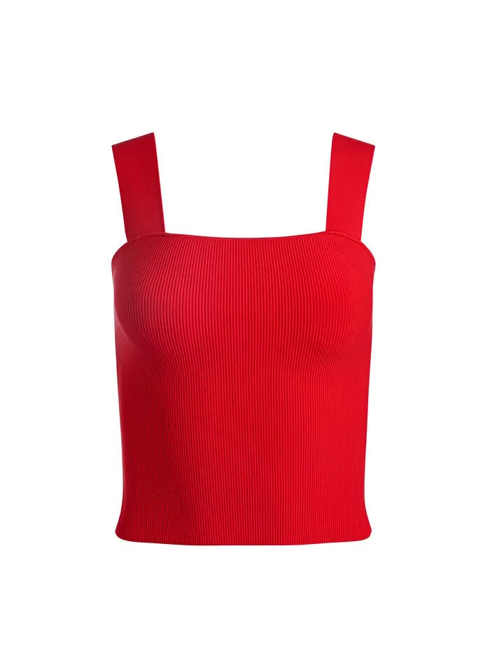 Alice Olivia TOPS WOMEN TORIE TANK Bright Ruby