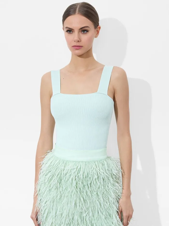 Alice Olivia TOPS WOMEN TORIE TANK Sea Spray