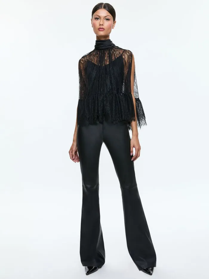 Alice Olivia TOPS WOMEN ZENON TOP WITH CAMI Black