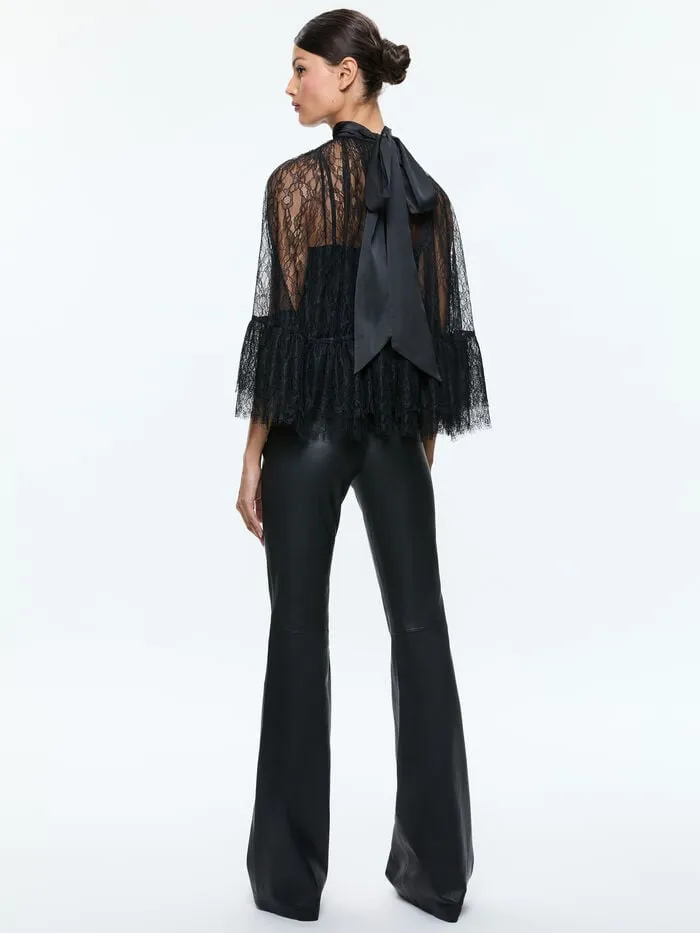 Alice Olivia TOPS WOMEN ZENON TOP WITH CAMI Black