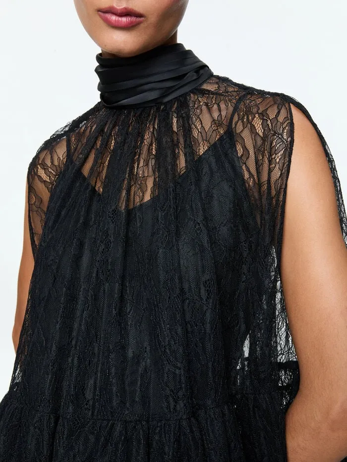 Alice Olivia TOPS WOMEN ZENON TOP WITH CAMI Black