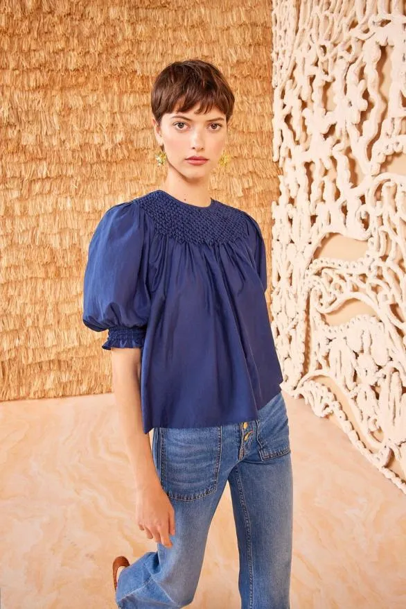 Alita Top Midnight Women Ulla Johnson Tops