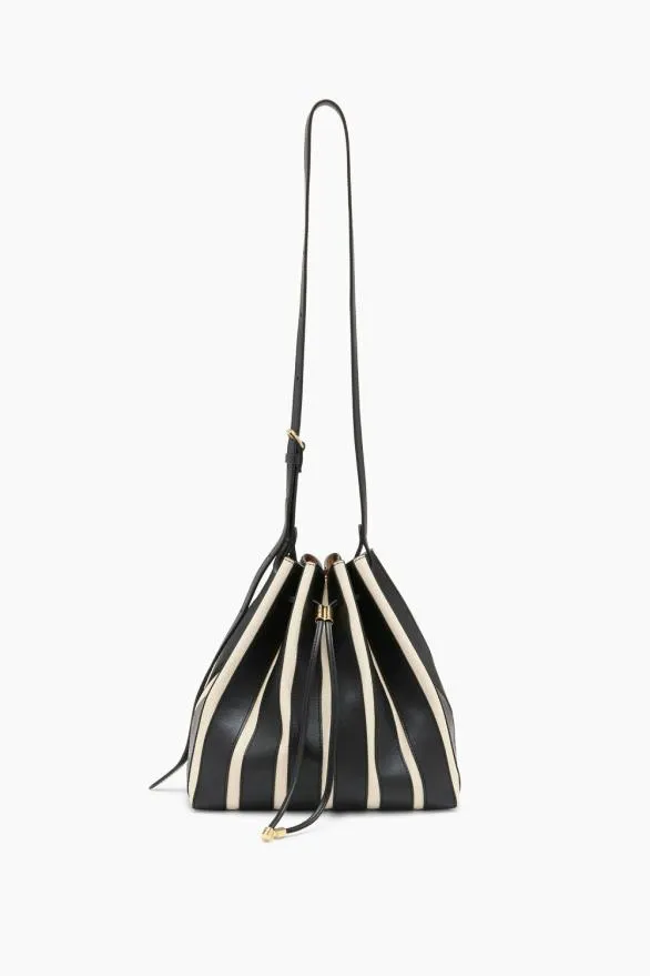 Alma Everyday Bucket Noir Stripe Women Ulla Johnson Handbags