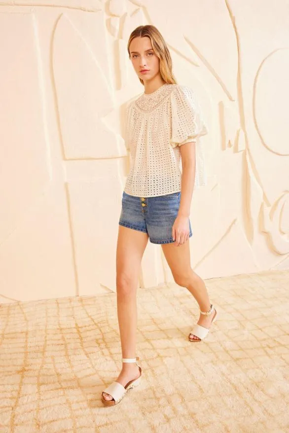 Amina Top Ivory Women Ulla Johnson Tops