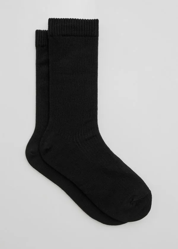 and Other Stories 2Pack Socks Black Women Socks and Tights
