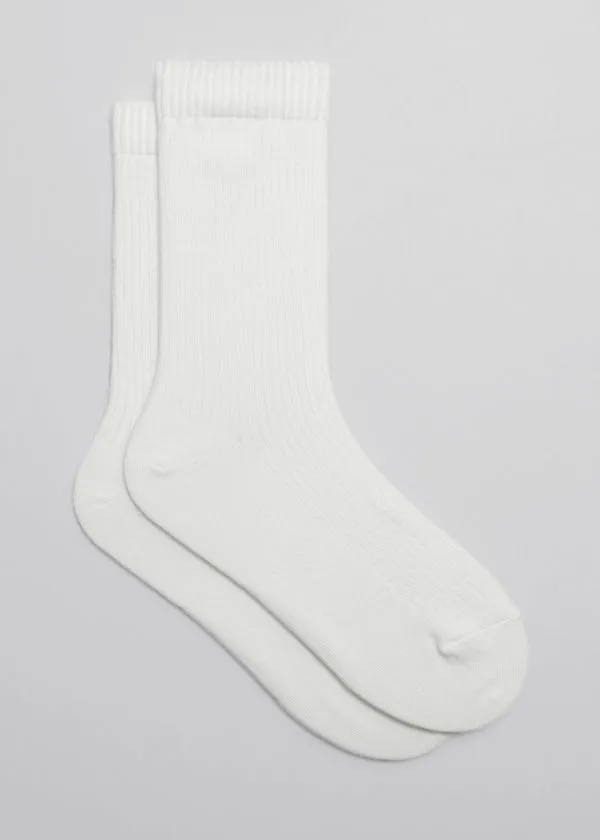 and Other Stories 2Pack Socks White Women Socks and Tights