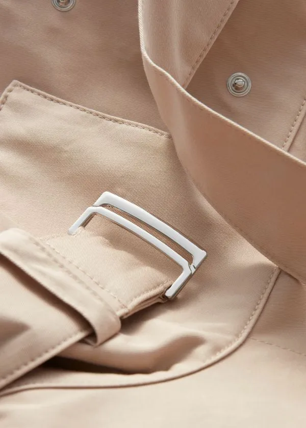 and Other Stories Aline FunnelNeck Jacket Beige Women Jackets and Coats