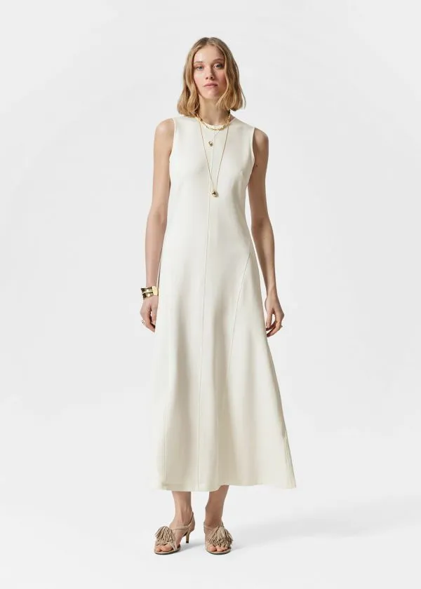 and Other Stories ALine Maxi Dress White Women Dresses