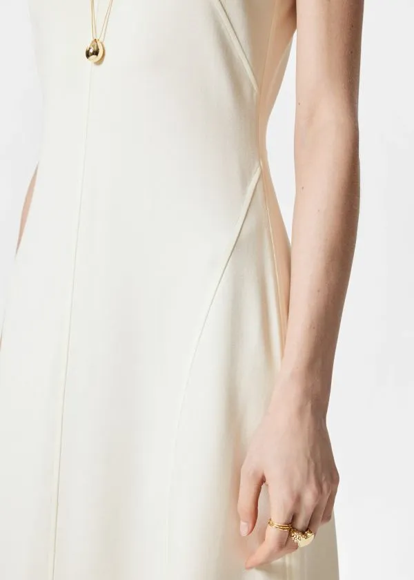 and Other Stories ALine Maxi Dress White Women Dresses