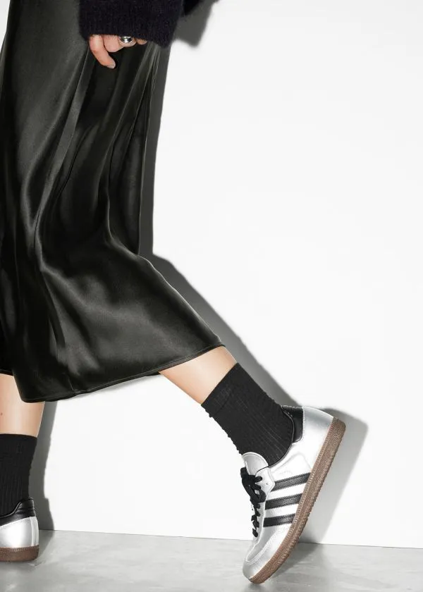and Other Stories Adidas Originals Samba OG Silver Women Sneakers