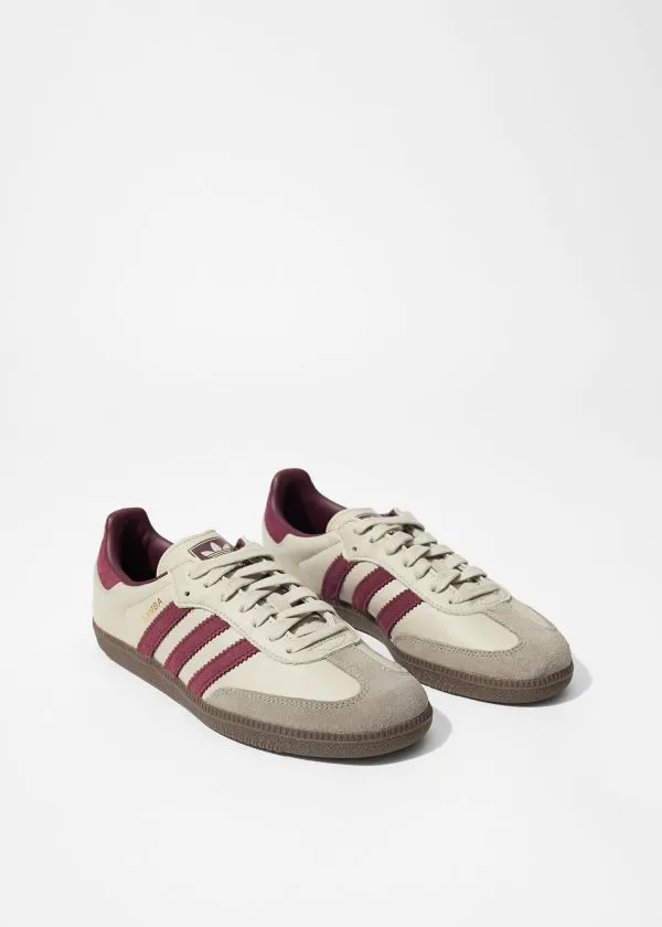 and Other Stories Adidas Samba OG Sneakers Beigeandburgundy Women Sneakers