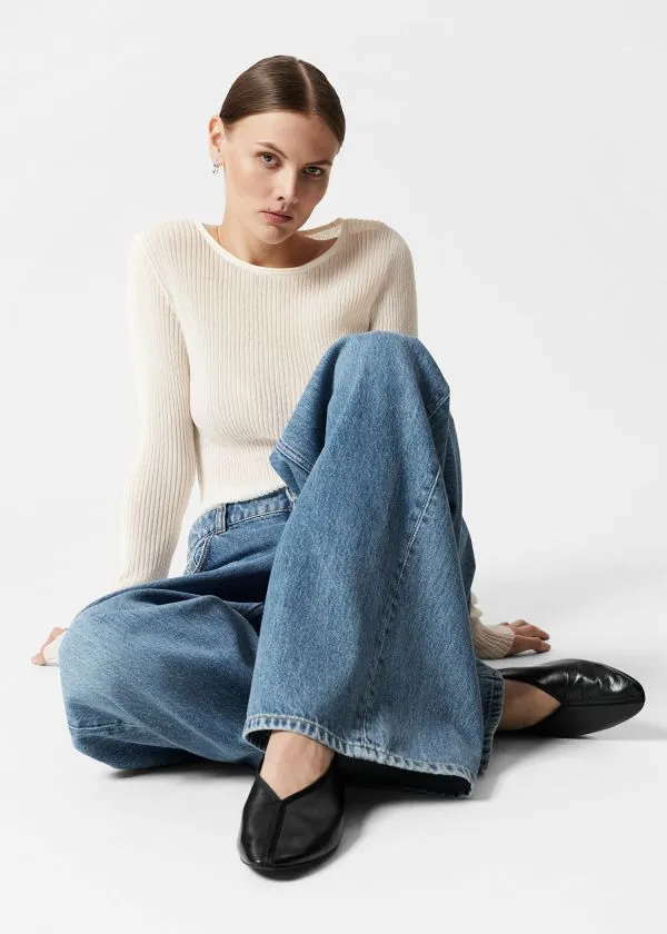 and Other Stories AlmondToe Ballerina Flats Black Women Ballerinas and Other Stories AlmondToe Ballerina Flats Black Women Ballerinas