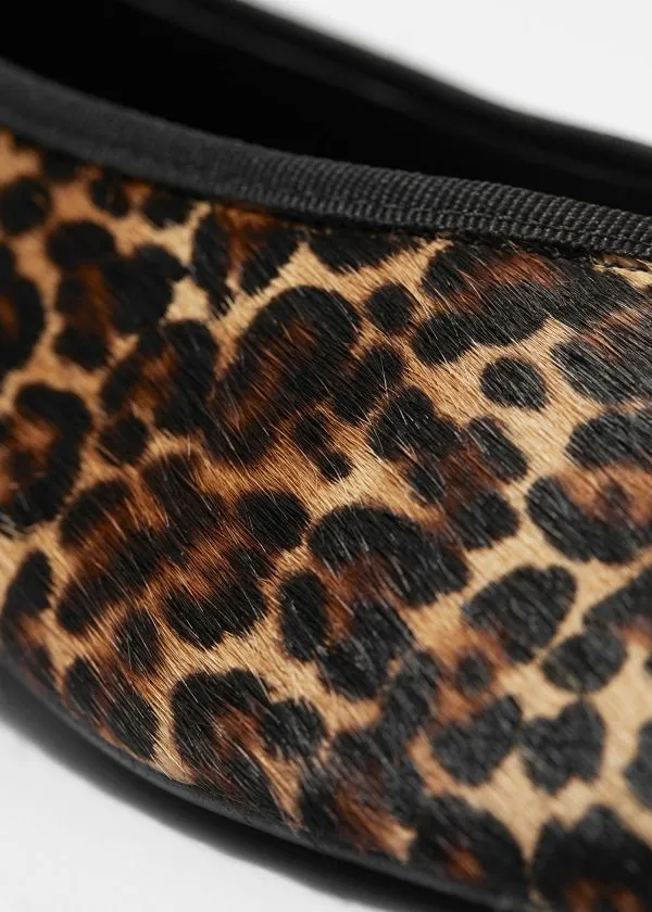 and Other Stories AlmondToe Ballerina Flats Leopard Women Ballerinas and Other Stories AlmondToe Ballerina Flats Leopard Women Ballerinas
