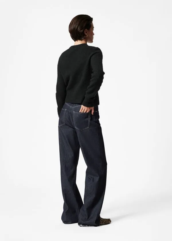 and Other Stories AlpacaBlend Knit Cardigan Black Women Knitwear
