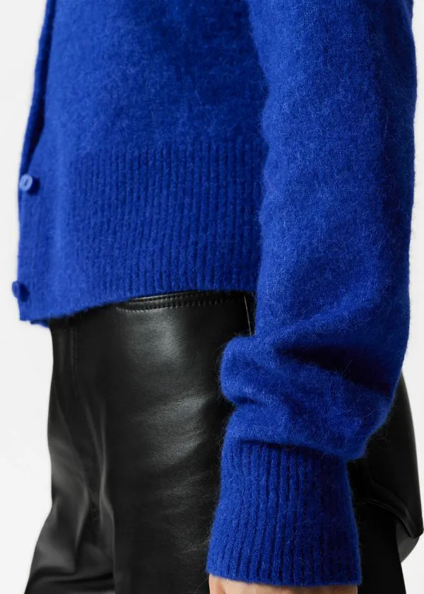 and Other Stories AlpacaBlend Knit Cardigan Blue Women Knitwear